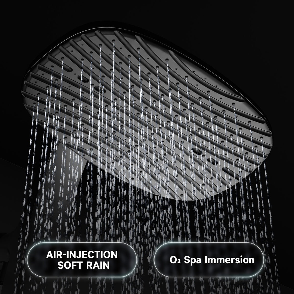 Shower Head with Handheld, High Pressure Showerhead, Chrome